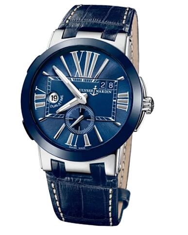 Review Ulysse Nardin Dual Time 243-00 / 43 Replica watches for sale - Click Image to Close